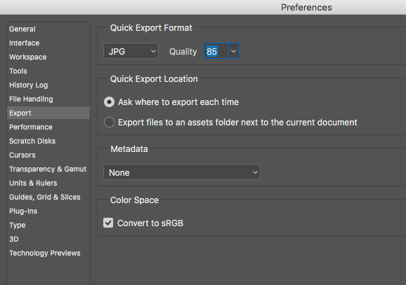 make photoshop default for jpgs and pngs mac